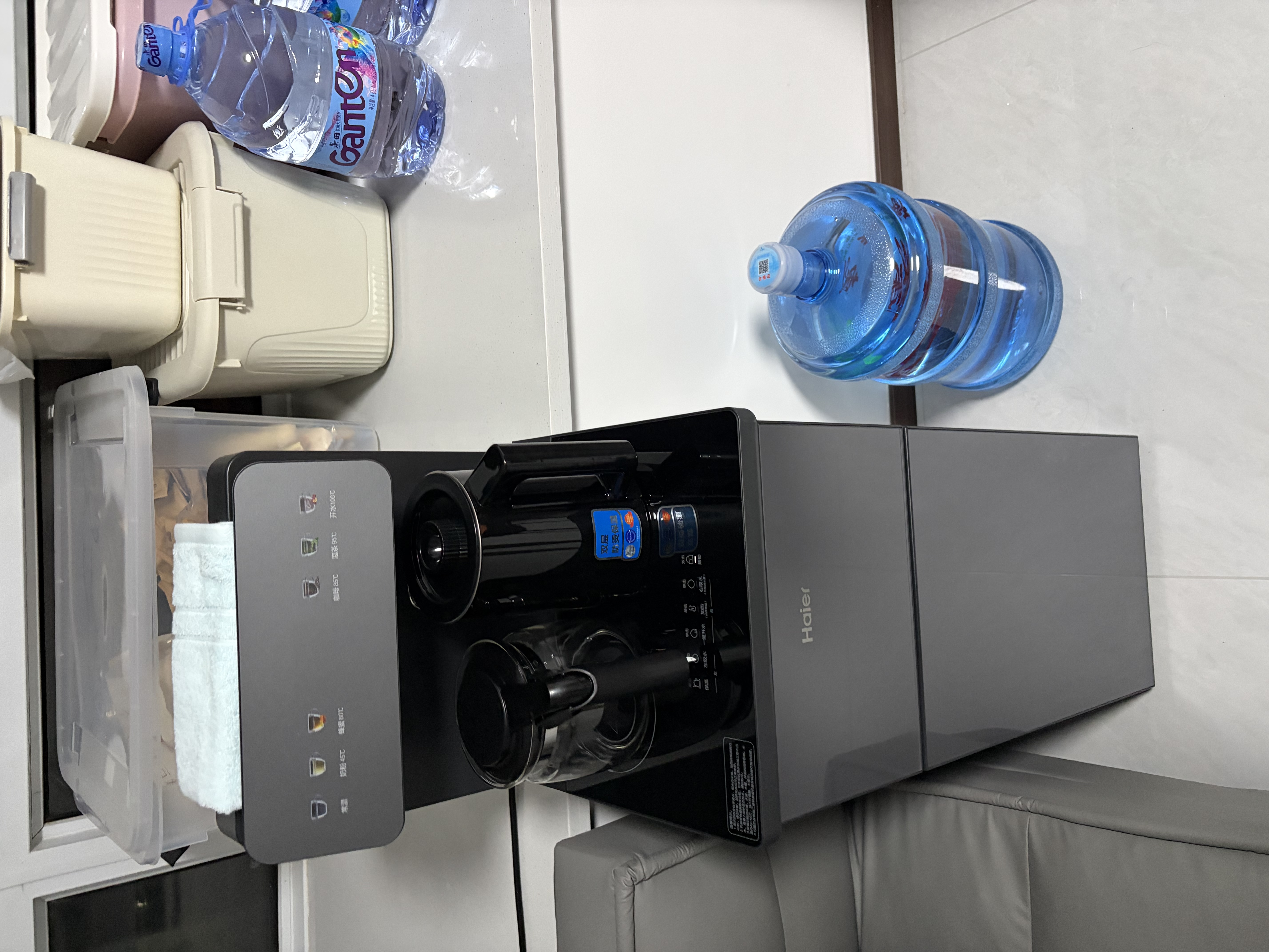海尔（Haier）茶吧机小海星2.0饮水机家用高端客厅316L不锈钢烧水壶一体自动上水下置水桶茶吧柜2026年新款S17 实拍图