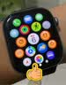 Apple/苹果WatchS11智能手表GPS款46毫米深空灰色铝金属表壳黑色运动型表带M/L-联通补贴 实拍图