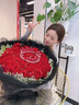 来一客七夕情人节鲜花速递99朵红玫瑰花束礼物表白送女友全国同城配送 99朵红玫瑰女神款 实拍图