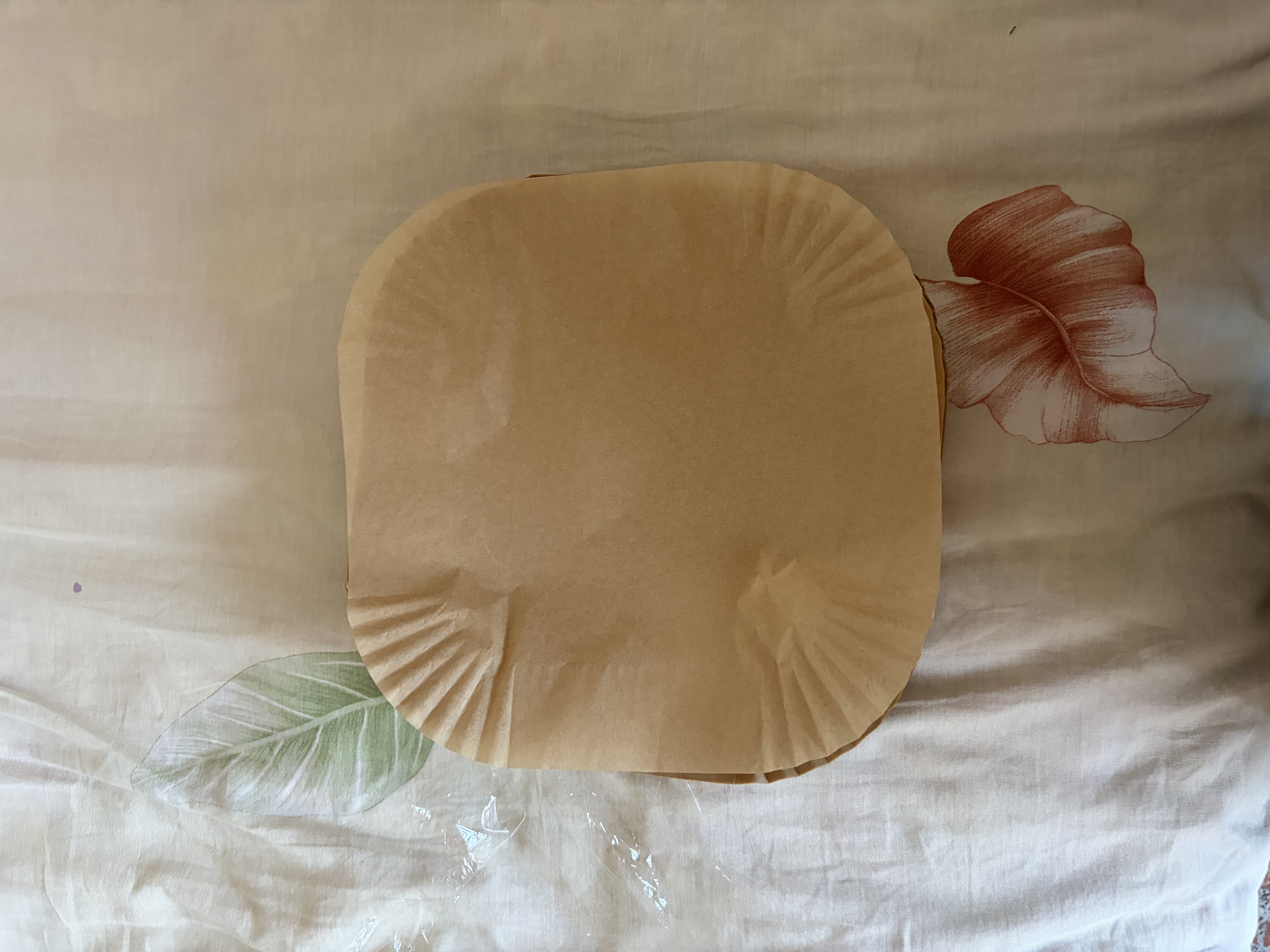 洁比世空气炸锅专用纸食品级吸油纸垫纸烘焙烧烤家用食物硅油纸圆形纸盘 实拍图