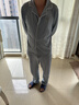 雅鹿男士睡衣男款春秋2026新款100%纯棉长袖全棉宽松可外穿家居服套装 NSSJ-梦幻蓝 【100%纯棉】 2XL -180/100A 【建议140-160斤】 实拍图