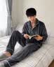 俞兆林睡衣男士秋冬季珊瑚绒加绒加厚可外穿保暖学生家居服26年新款套装 NSCJF-L017灰色兔纹拼接 【不掉毛不掉色套装】 2XL (180) （建议150斤-180斤） 实拍图
