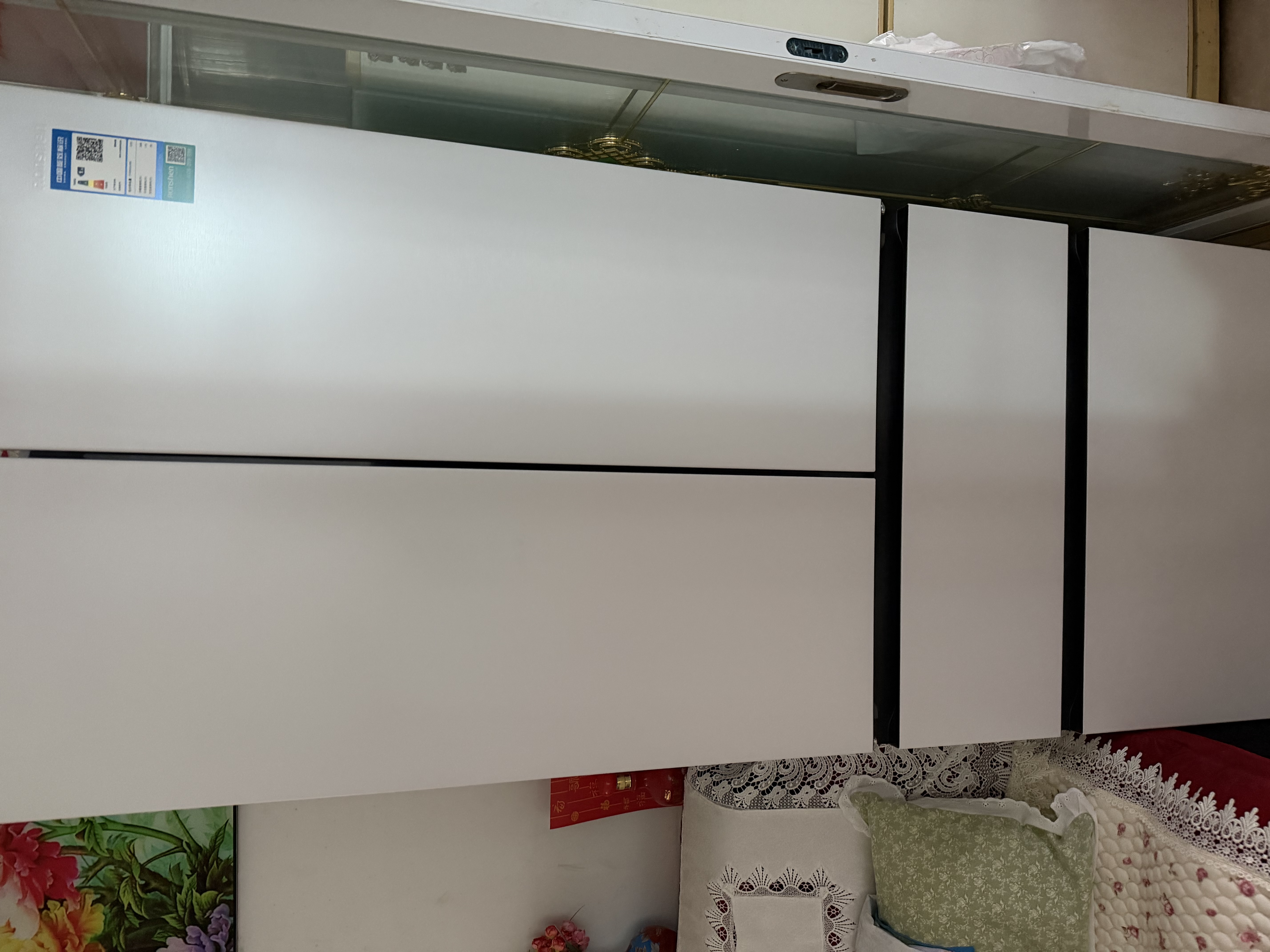 容声方糖2.0 510L(515升级款)法式多门冰箱全域蓝光双系统零嵌入新一级能效国家补贴BCD-510Q50FZLBD白 实拍图