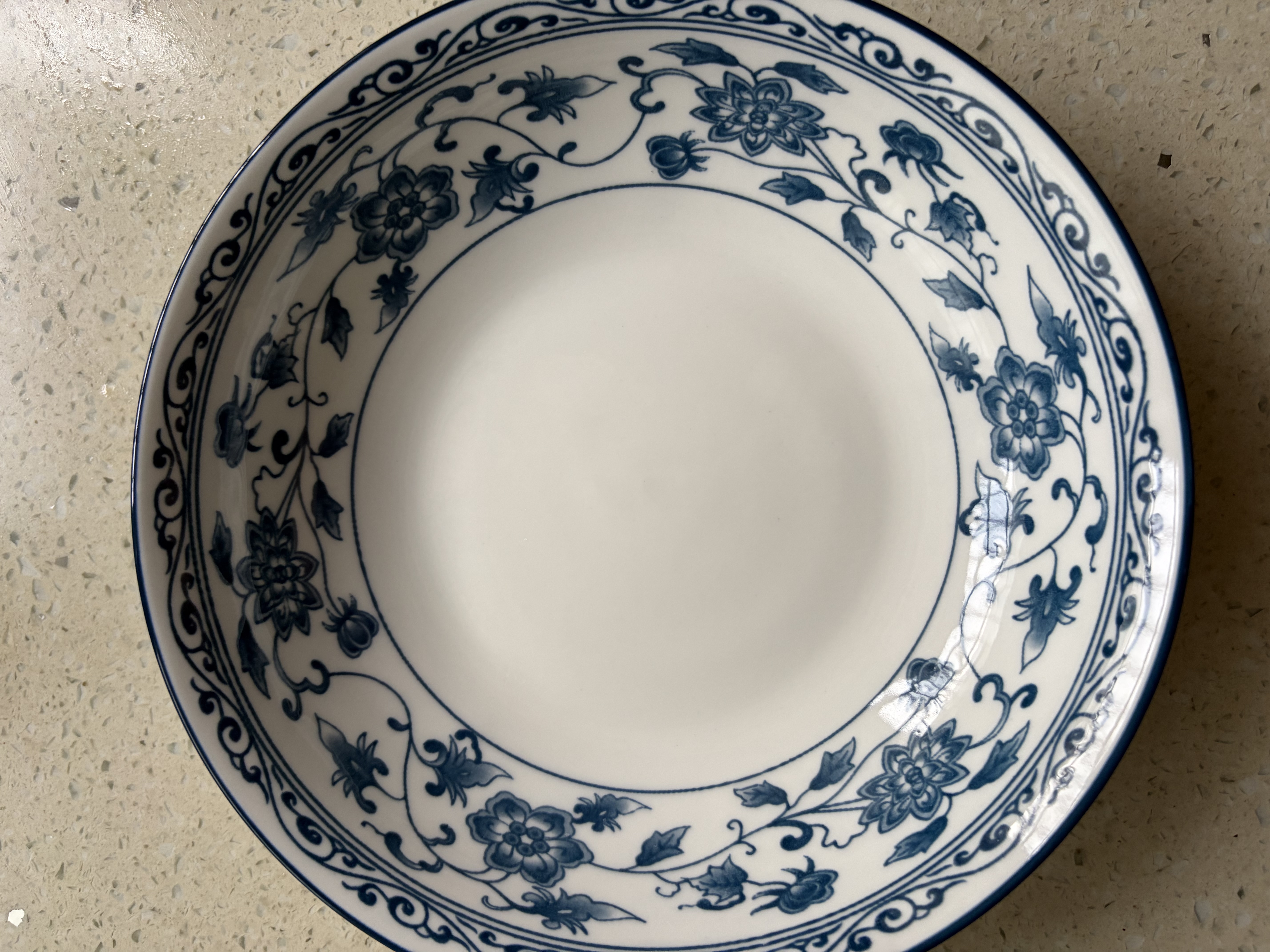 洁雅杰陶瓷盘子家用青花瓷盘子7英寸中式釉下彩餐盘菜盘汤盘 4只装 实拍图