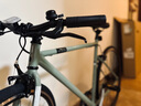 迪卡侬speed500城市通勤自行车公路男女学生单车 speed500绿卡其 S码(165-178CM)（脚撑单独购买） 实拍图