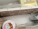 舒苒佳伸缩式衣柜隔板柜内隔层板分层架 白色钢管宽36长38-60cm 实拍图
