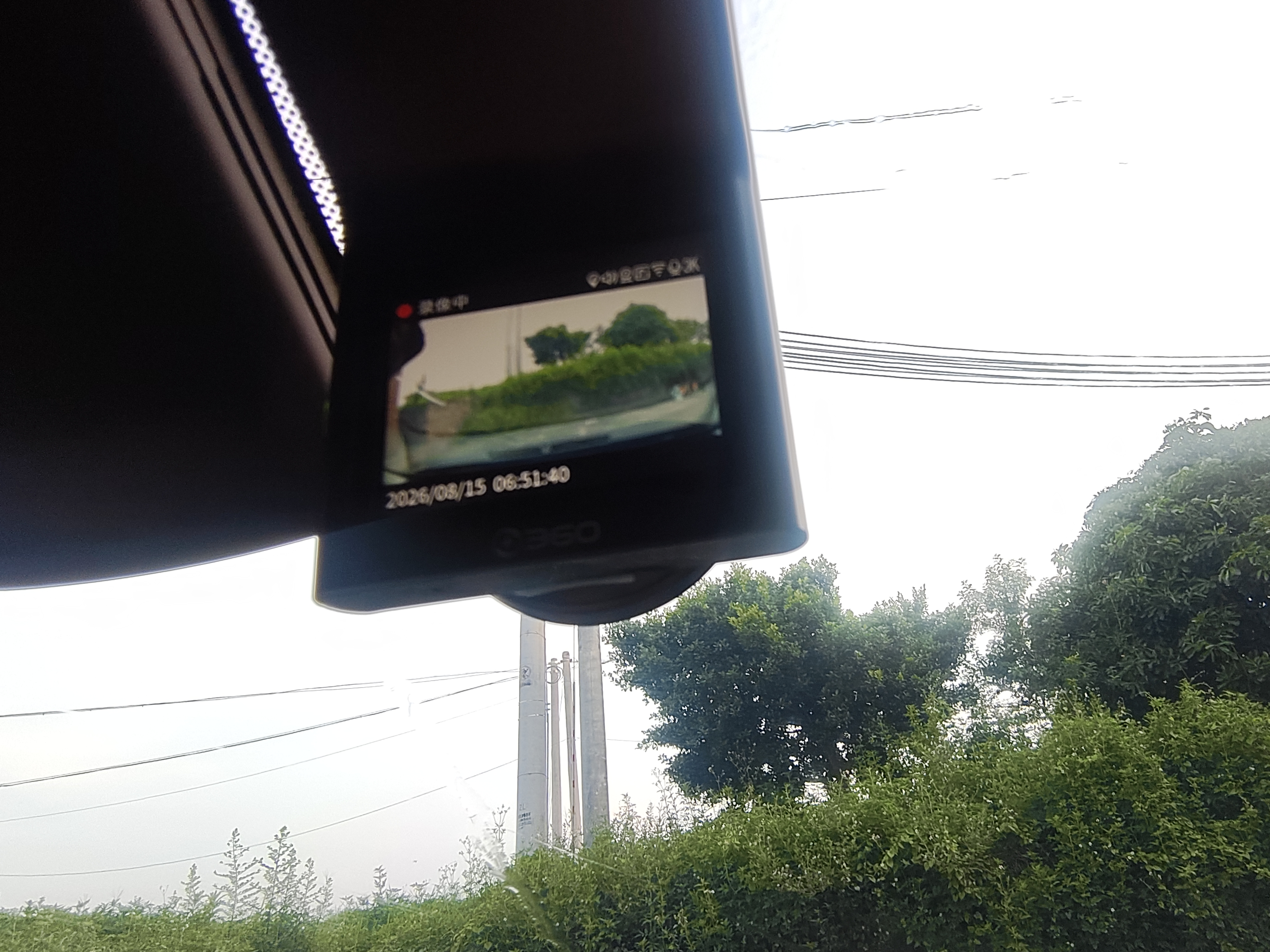 360行车记录仪G300 3K双录版 前后高清双摄 F1.5大光圈行车护航 实拍图