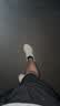 亚瑟士ASICS男子缓震透气经典跑鞋 GEL-CONTEND 7 白色/灰色 42.5 实拍图