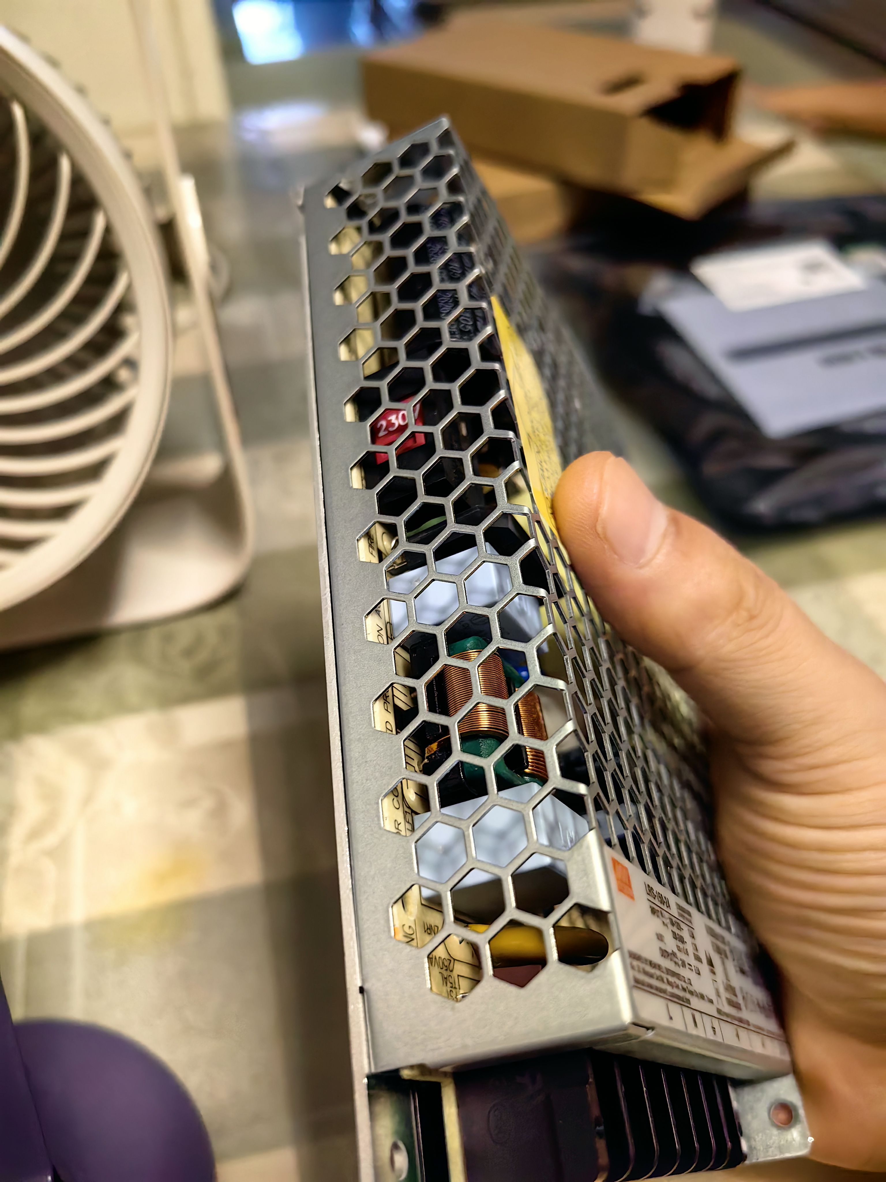 明纬（MEANWELL）开关电源5V12V24V48V LRS替代NESDC稳压变压器监控 LRS-150-24丨24V6.5A 实拍图