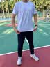 李宁速干短袖t恤男士夏季跑步健身运动衣速干衣透气冰丝T恤训练上衣 实拍图