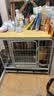 酷奇宠狗笼方管狗笼子大中小型犬金毛加粗宠物狗狗笼子狗屋用品 白色带天窗78*54*73cm 建议30内中小型犬 实拍图
