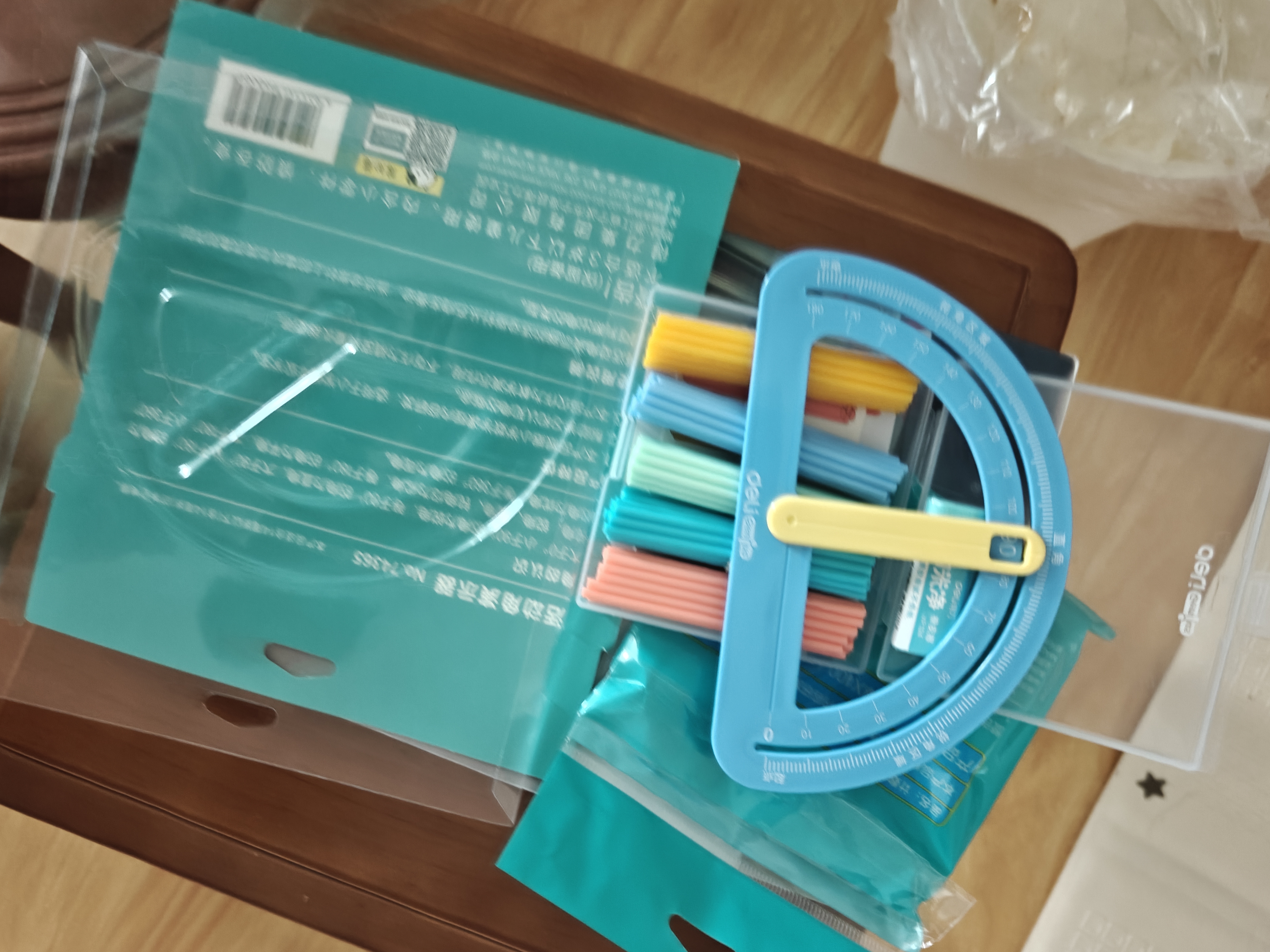 得力（deli）100根数数棒益智玩具 小学生一年级计数棒算数益智启蒙学具教具 学生开学文具儿童生日礼物男女孩 实拍图