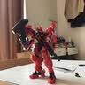 万代（BANDAI） HG 铁血高达1 拼装模型玩具 14cm HG020 红月钢 实拍图