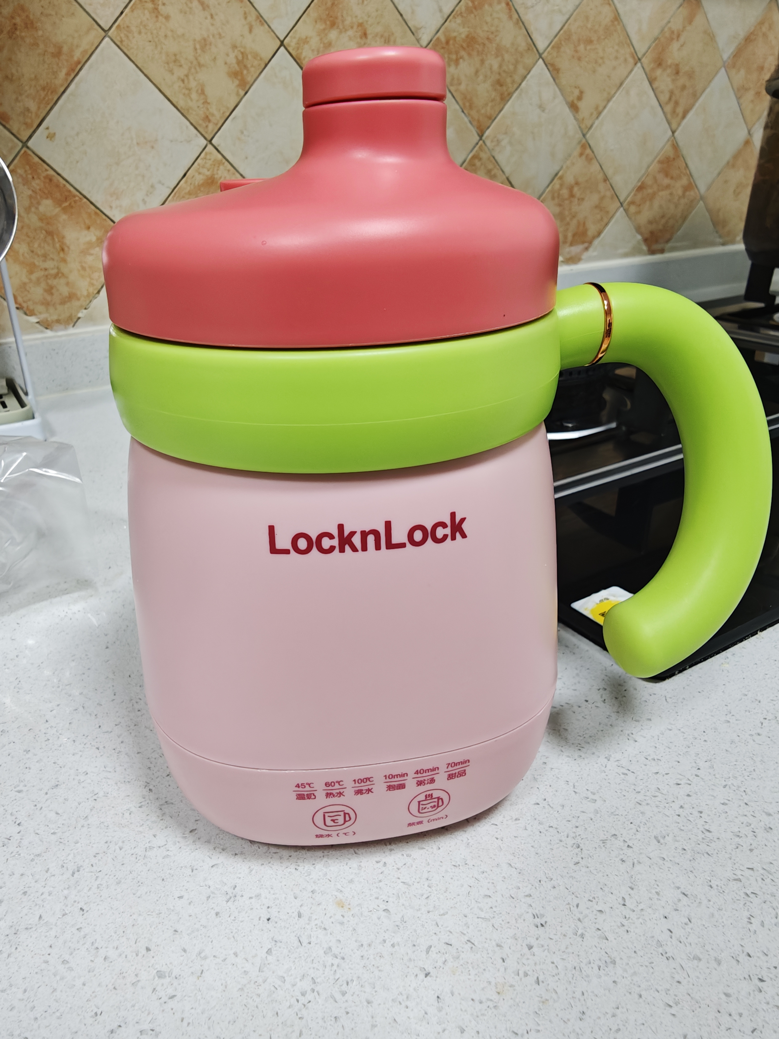 乐扣乐扣迷你养生壶养生杯0.35L陶瓷覆层便携式热水壶烧水杯出差电热水壶热奶旅行加热杯电煮杯 实拍图