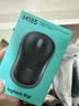 罗技（Logitech）M185鼠标 无线鼠标 办公鼠标 对称鼠标 黑色灰边 带无线2.4G接收器 实拍图
