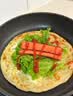 粮源阁0起酥油麦香手抓饼面饼煎饼飞饼100g*20片/盒开学季儿童早餐速冻 实拍图