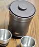 膳魔师（THERMOS）保温杯260ml旅行茶壶茶杯套组伴手礼中秋礼物TCMU-200雾棕 实拍图