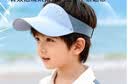 9i9儿童空顶帽子男孩遮阳帽防晒学生太阳帽户外轻薄可调蓝3-10岁 实拍图