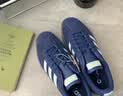 adidas「T头鞋」VL COURT 2.0复古休闲板鞋德训鞋阿迪达斯轻运动 汉玉白/蓝色/金色 (推荐女生买小半码)   38 实拍图