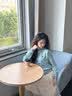 雾道针织衫女外套毛衣女款2026新款秋款女上衣洋气款撞色针织开衫 实拍图