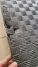 跑步机隔音垫减震静音加厚家用健身消音垫防滑地垫专用跑步机垫子 厚2cm  2米*1米 黑灰 双面可用 实拍图