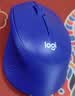 罗技（Logitech）M330 静音鼠标 无线鼠标 办公鼠标 右手鼠标 蓝色 带无线2.4G接收器 实拍图