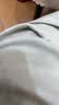 优衣库AIRism宽松圆领T恤/5分袖男女装合作款凉感大师T短袖482295 482295/50浅绿色 M 实拍图
