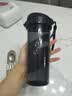 特百惠（Tupperware）茶韵500ml塑料杯男女士学生运动水杯子大容量泡茶杯 酷炫黑 实拍图