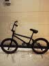20寸BMX小轮车表演车极限单车特技动作自行车超响120响花鼓18寸童 哑光黑配紫 实拍图