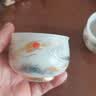 不拙羊脂玉瓷茶杯主人杯高档个人专用单杯教师节礼物象牙白龙凤对杯 实拍图