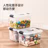 禧天龙塑料透明收纳箱加厚手提箱玩具储物盒 13升 1个装 实拍图