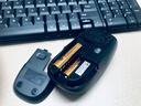 罗技（Logitech）MK220 键鼠套装 无线键鼠套装 办公键鼠套装  多媒体键鼠套装 带无线2.4G接收器 黑色 实拍图
