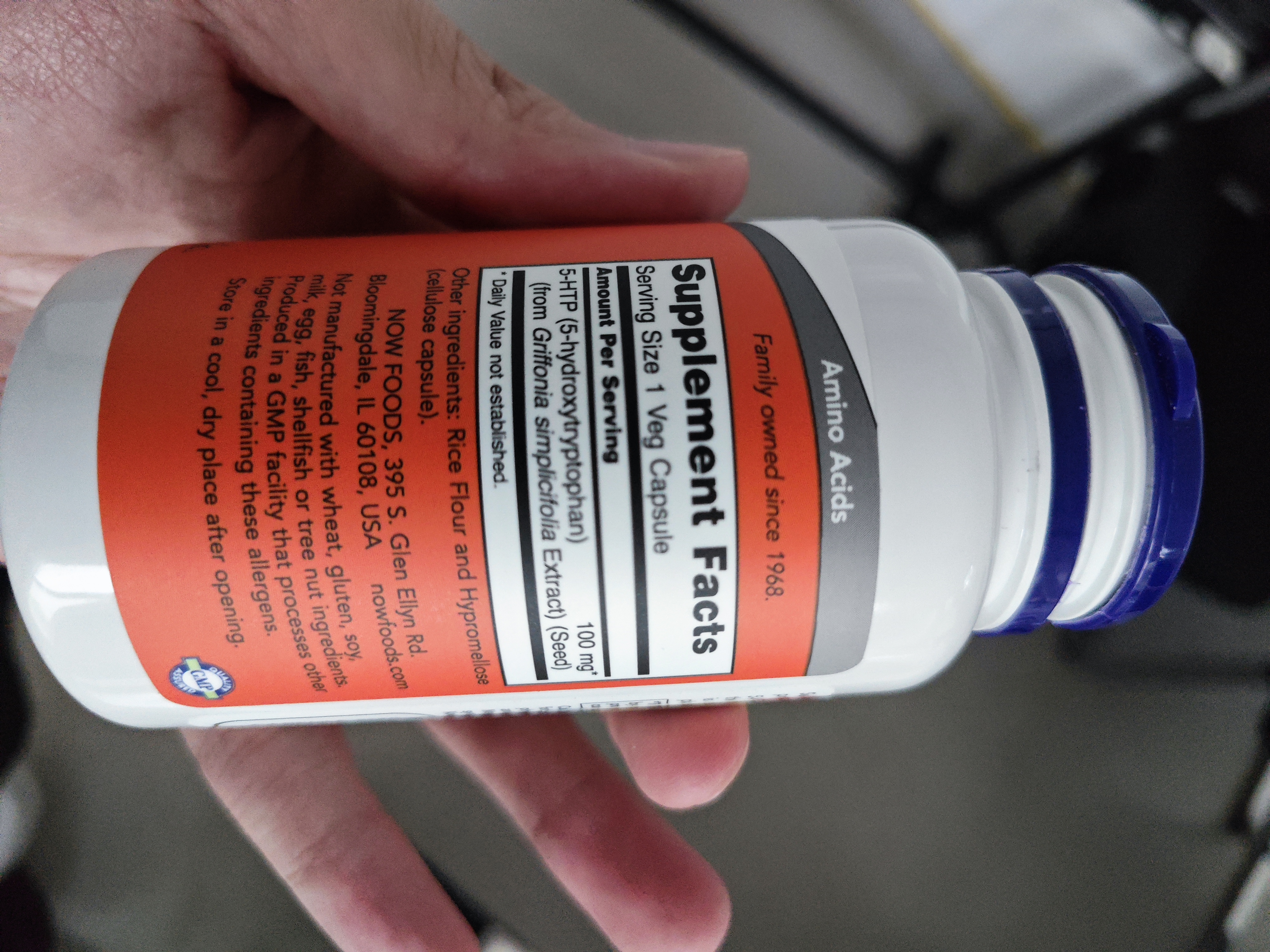 诺奥（NOW）5-HTP羟色氨酸胶囊60粒100mg 调节情绪舒缓压力美国进口 60粒*2瓶 实拍图