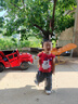 福儿宝奔驰授权大G儿童电动车玩具车可坐人四轮带遥控越野小孩宝宝送礼 四驱红+减震器+后备箱+高低门+皮座 实拍图