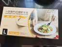 英科医疗一次性手套PVC100只大码12英寸加长食品级餐饮厨房防水家务清洁 实拍图