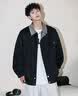 OEMG   日系cityboy猎装翻领夹克男春秋冬季潮牌棒球服工装休闲外套 黑色 2XL [建议140-160斤] 实拍图