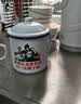 拜杰（BJ）搪瓷杯铁杯子搪瓷缸儿童水杯复古老式带盖铁茶缸子大容量1200ml 实拍图