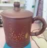 金镶玉紫砂杯功夫茶具办公杯宜兴原矿手工泡茶杯梅花暗香杯330ml 实拍图