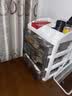 抽屉式桌面收纳盒办公室桌上文具化妆品收纳置物架多层分隔储物盒 大号三层【34.3*25*43cm】1个 实拍图