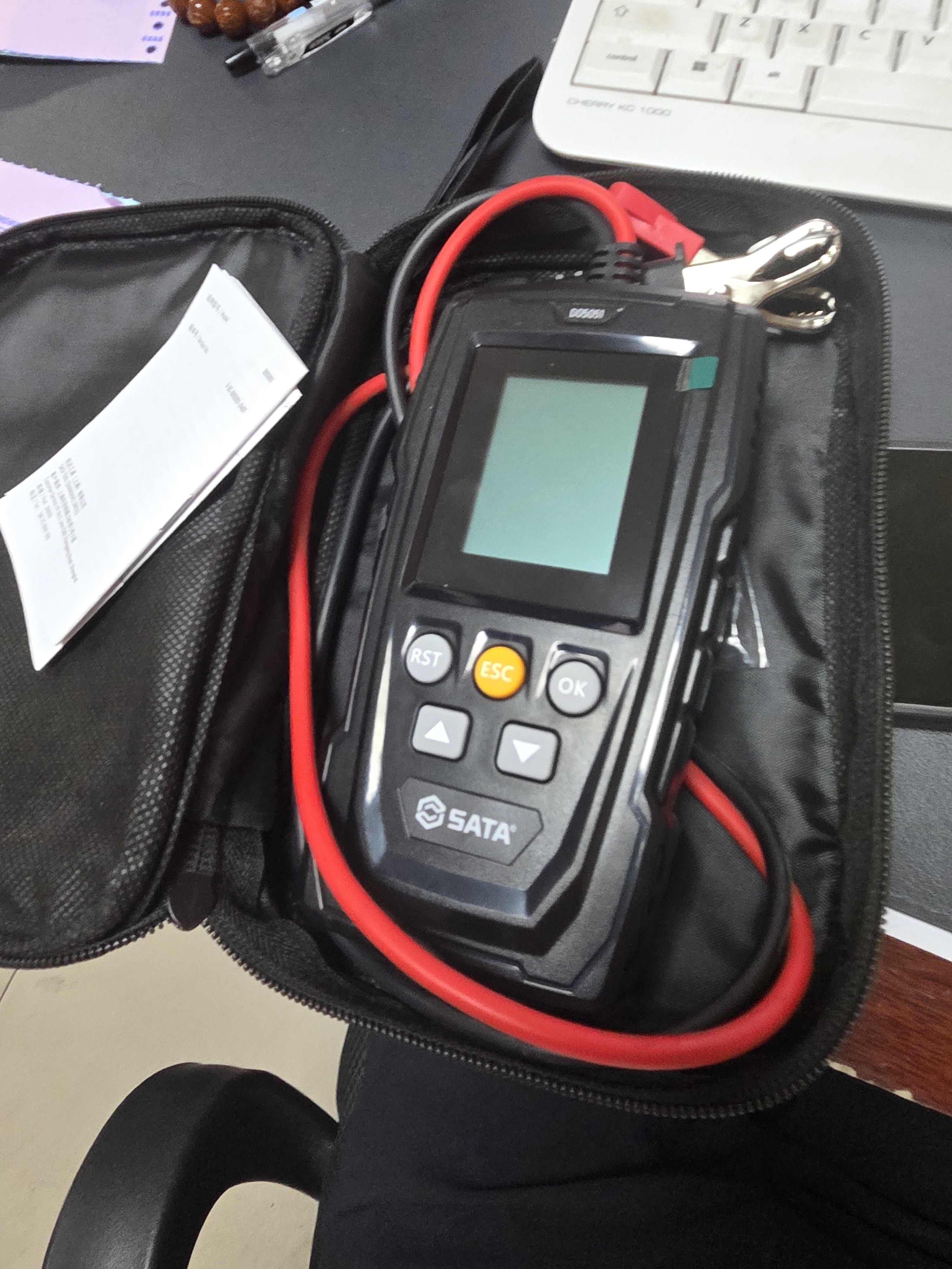 世达SATA汽车蓄电池检测仪电动车电瓶车12v24v电瓶内阻测试仪D05051 实拍图