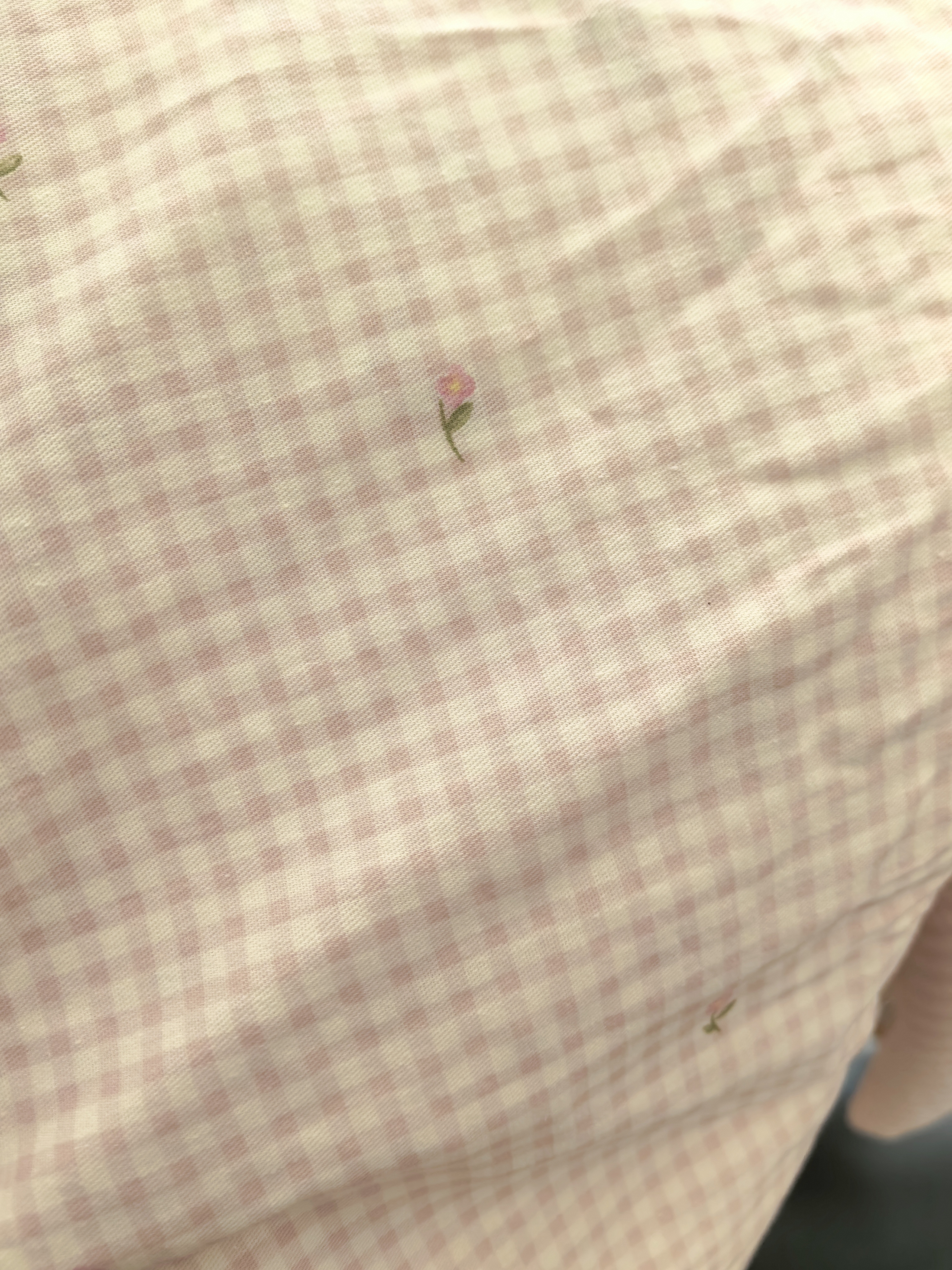 红豆100%全棉四件套1.5/1.8米床上用品100%纯棉被套加厚被芯套新疆棉被罩2*2.3m微花耳耳粉 实拍图