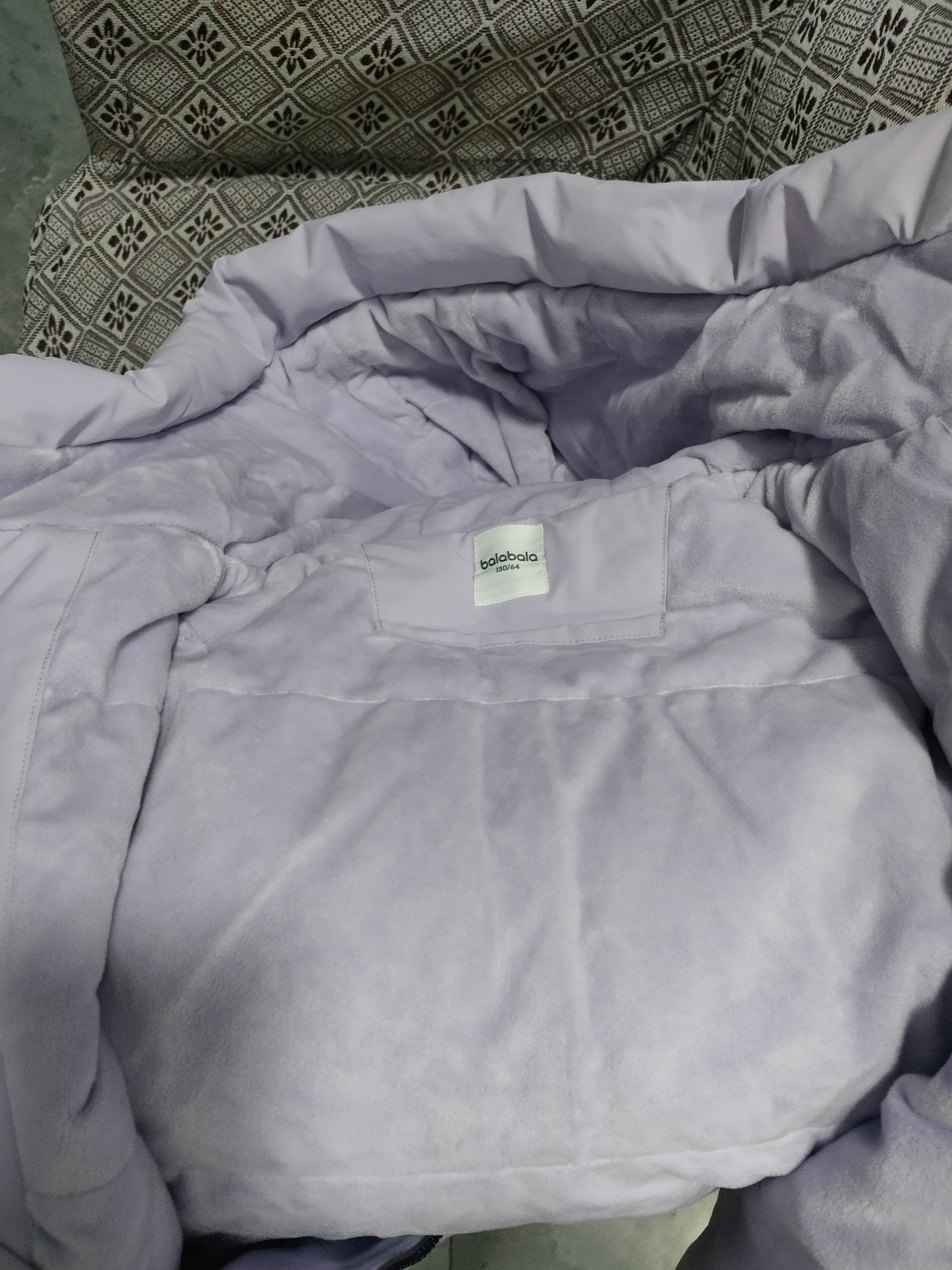 巴拉巴拉balaOne儿童羽绒服男童防护加厚冬季女童两件套208425107225 实拍图