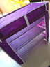 蜗家（wojia） 简易鞋柜鞋架多层防尘布鞋架鞋柜玄关柜收纳柜组合四层柜子储物柜宿舍寝室家用门口 03c紫色【长61宽30高63cm】 实拍图