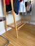 家逸衣帽架实木落地衣架卧室挂衣架可折叠衣架简约衣服架子120CM 实拍图