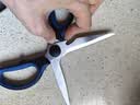 张小泉食悦安全剪套厨房剪刀剪鸡鸭剖鱼辅食剪烤肉剪刀 实拍图