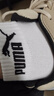 彪马（PUMA）男袜子男士运动休闲款透气中筒棉袜纯色袜男款吸汗秋冬百搭 黑色+浅灰+白色 均码 EU39-42（适合脚码40-44） 实拍图