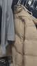 真维斯（Jeanswest）男女同款连帽棉服加厚百搭棉衣情侣款面包服2026冬季保暖棉袄外套 卡其 纯色 3XL 实拍图