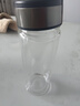 【京东物流配送】高硼硅双层玻璃杯大容量泡茶杯水杯子茶水分离杯 【双层加厚】茶杯350ml1只 实拍图