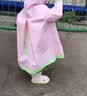 SEVEN ONLY OLINE小萌鲨儿童雨衣男童女孩防水防滑幼儿园专用新款宝宝 雨衣粉色【仅雨衣】 雨衣S码【身高90-100穿】 实拍图