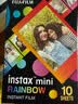 INSTAX富士instax立拍立得 mini相纸 彩虹单包10张+磁吸二合一相框 实拍图